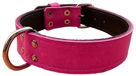 Leather collar 1.57 inch wide