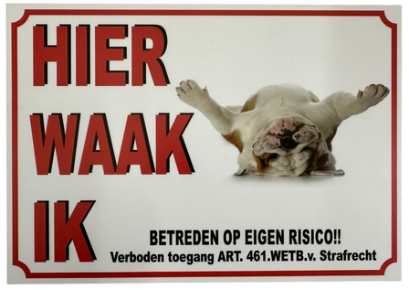 Hier Waak Ik - English Bulldog