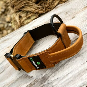 Tactical halsband leder 45mm 