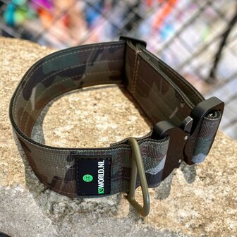 Tactical multicam halsband 50mm
