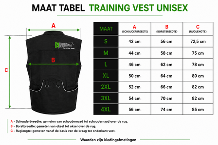 K9 Dog Handler Training Vest Unisex