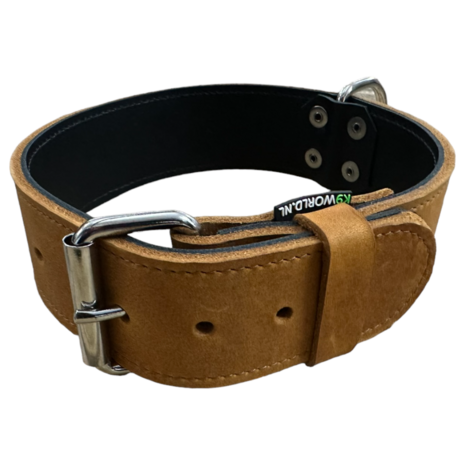 Leather collar 1.96 inch wide