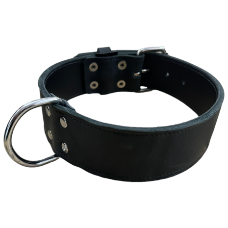 Leather collar 1.96 inch wide