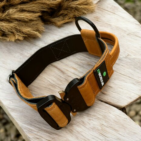 Tactical halsband leder 45mm 
