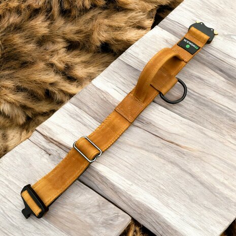 Tactical halsband leder 45mm 